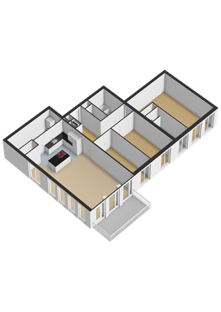 Floorplan - Mangoweg 255, 2321 HZ Leiden
